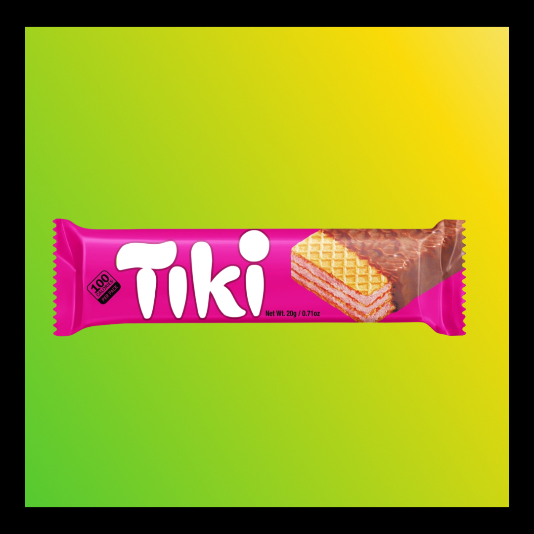 Charles Tiki Chocolate – Jamaican Chocolate-Covered Wafer with Creamy Filling (20g)