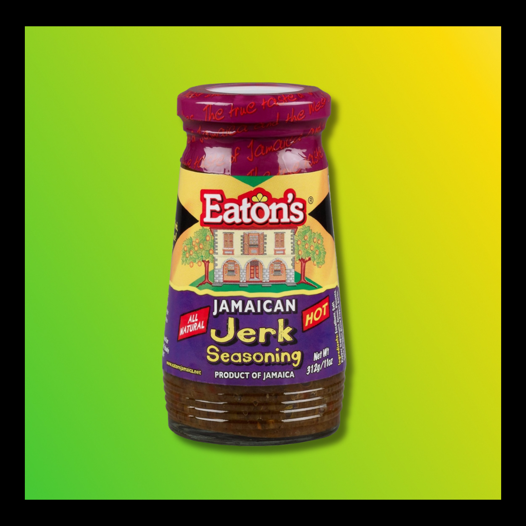 Eaton’s Jerk Seasoning 11oz – Authentic Jamaican Spicy Jerk Marinade