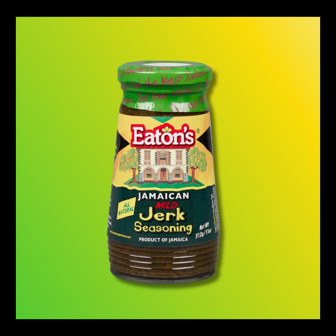 Eaton’s Jerk Seasoning 11oz – Authentic Jamaican Spicy Jerk Marinade