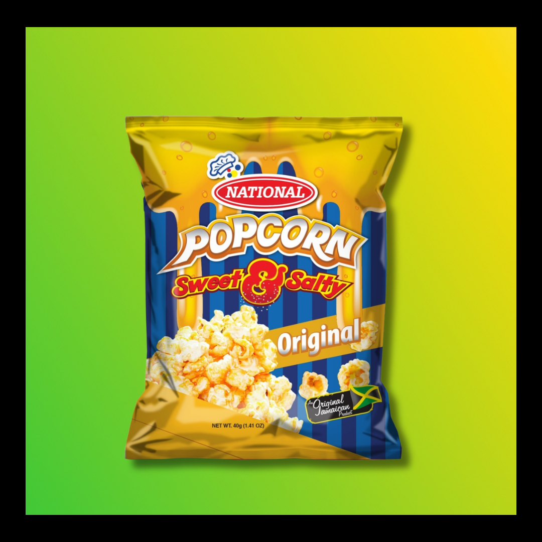 National Sweet & Salty Popcorn – Jamaican Sweet and Salty Popcorn Snack