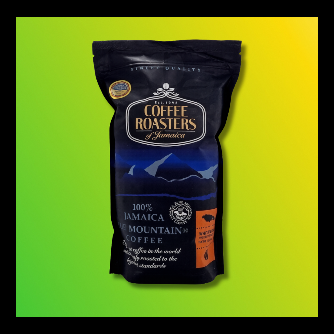 Coffee Roasters 100% Jamaican Blue Mountain Coffee Beans – Whole Bean Medium Roast (Premium JBM Coffee)