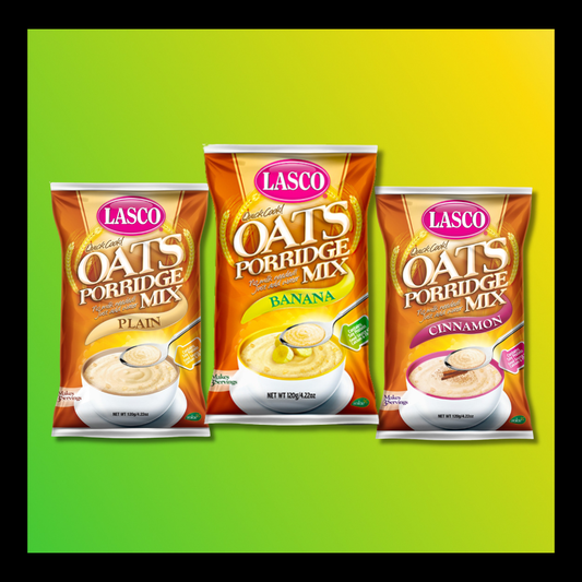 Lasco Oats Porridge Mix – Just Add Water Jamaican Instant Breakfast (No Milk Needed)