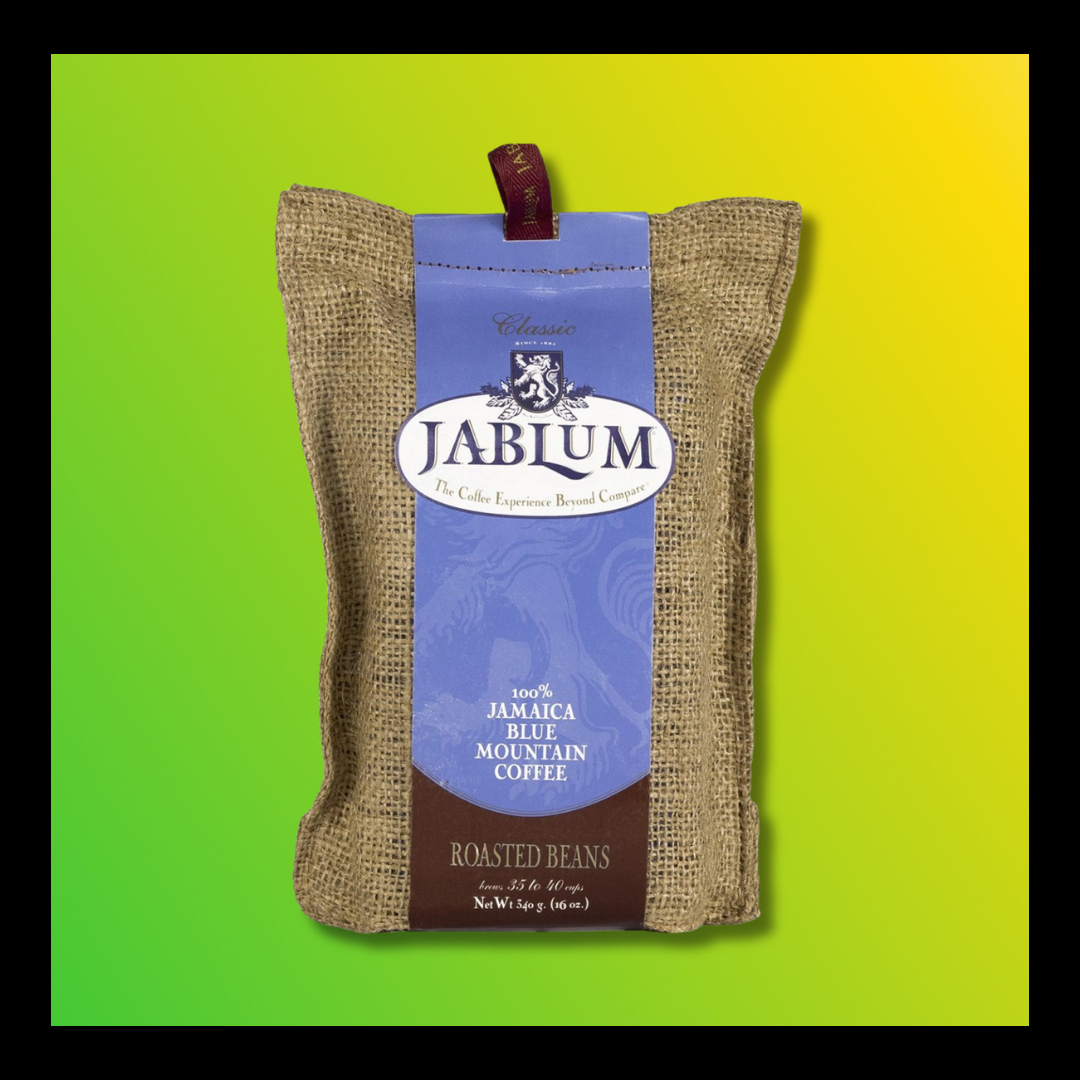 Jablum 100% Jamaican Blue Mountain Coffee Beans – Roasted Whole Bean Premium Coffee