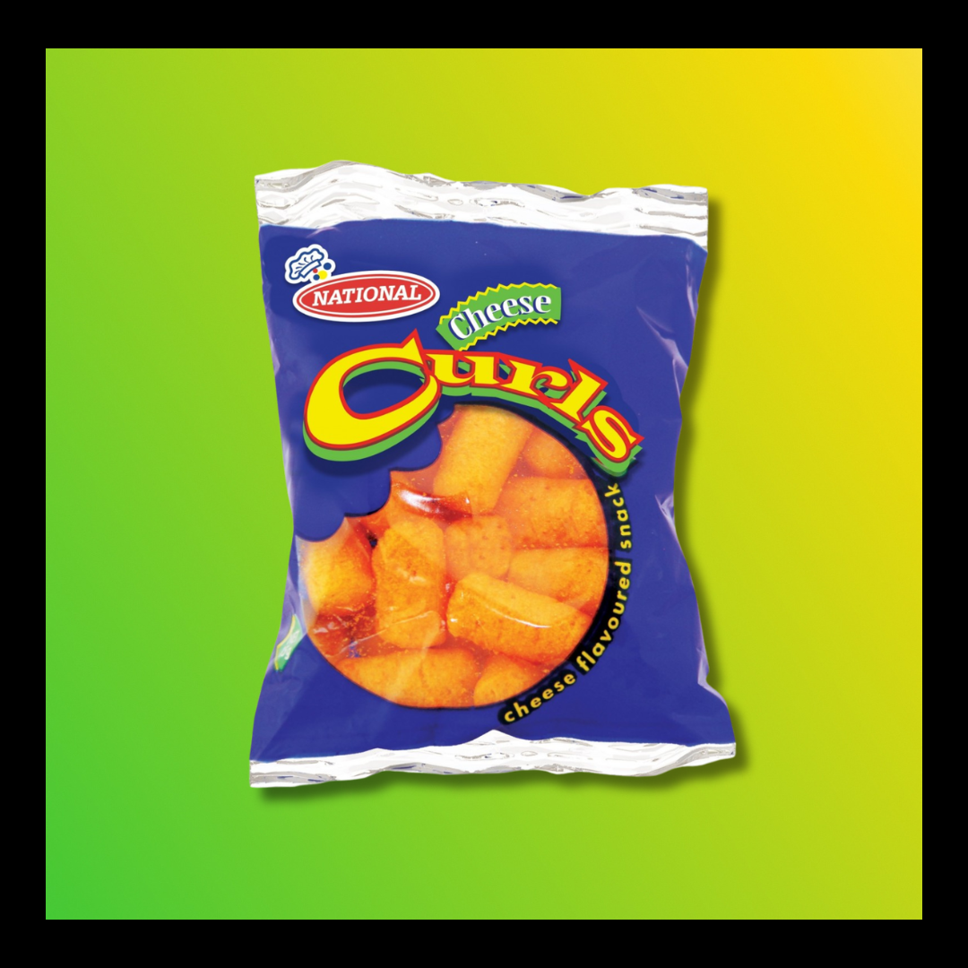 National Cheese Curls 15g – Crunchy Jamaican Cheese Snack