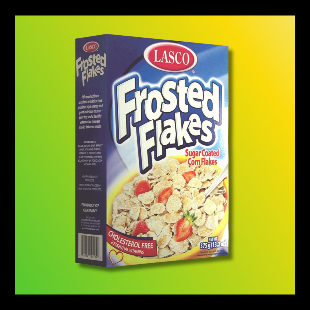 Lasco Frosted Flakes – Sweet & Crunchy Jamaican Breakfast Cereal (375g)