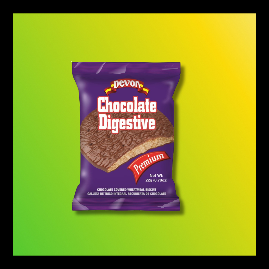 Devon Chocolate Digestive Biscuit – Chocolate Covered Wheatmeal Biscuit