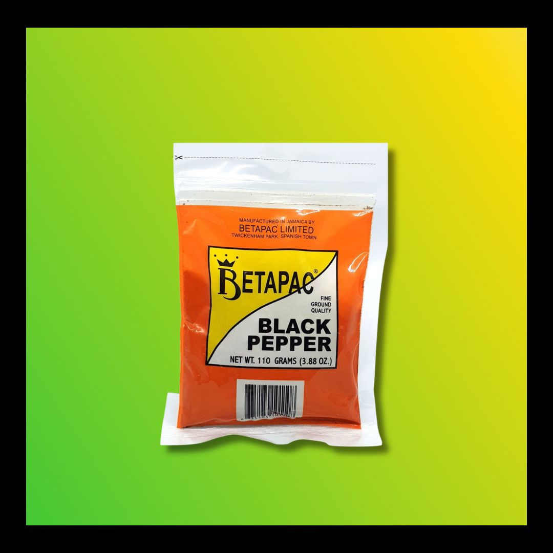 Betapac Black Pepper – Ground Jamaican Black Pepper Spice
