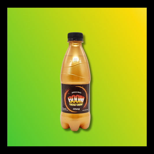 Boom Energy Drink with Ginseng – Jamaican Energy Beverage for Energy & Focus