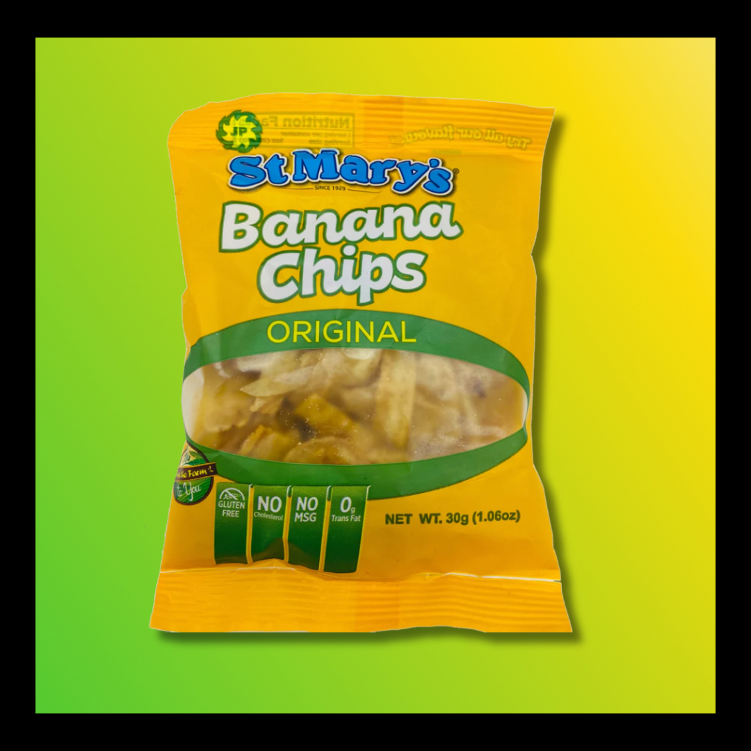 St. Mary’s Banana Chips – Original Crunchy Jamaican Snack (30 g) - The Yaad Market