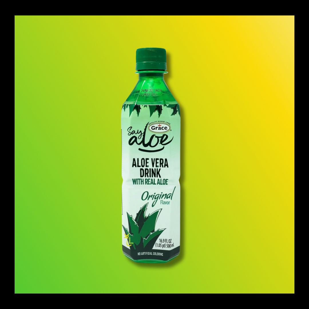 Grace Aloe Vera Drink 500ml – Original, Mango, Pomegranate & Pineapple Flavors - The Yaad Market