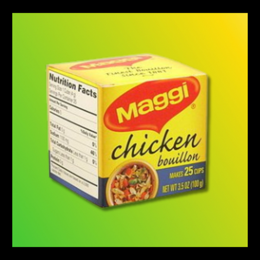 Maggi Cubes 100g – Seasoning Bouillon Cubes (Chicken, Vegetable, Onion & Garlic)