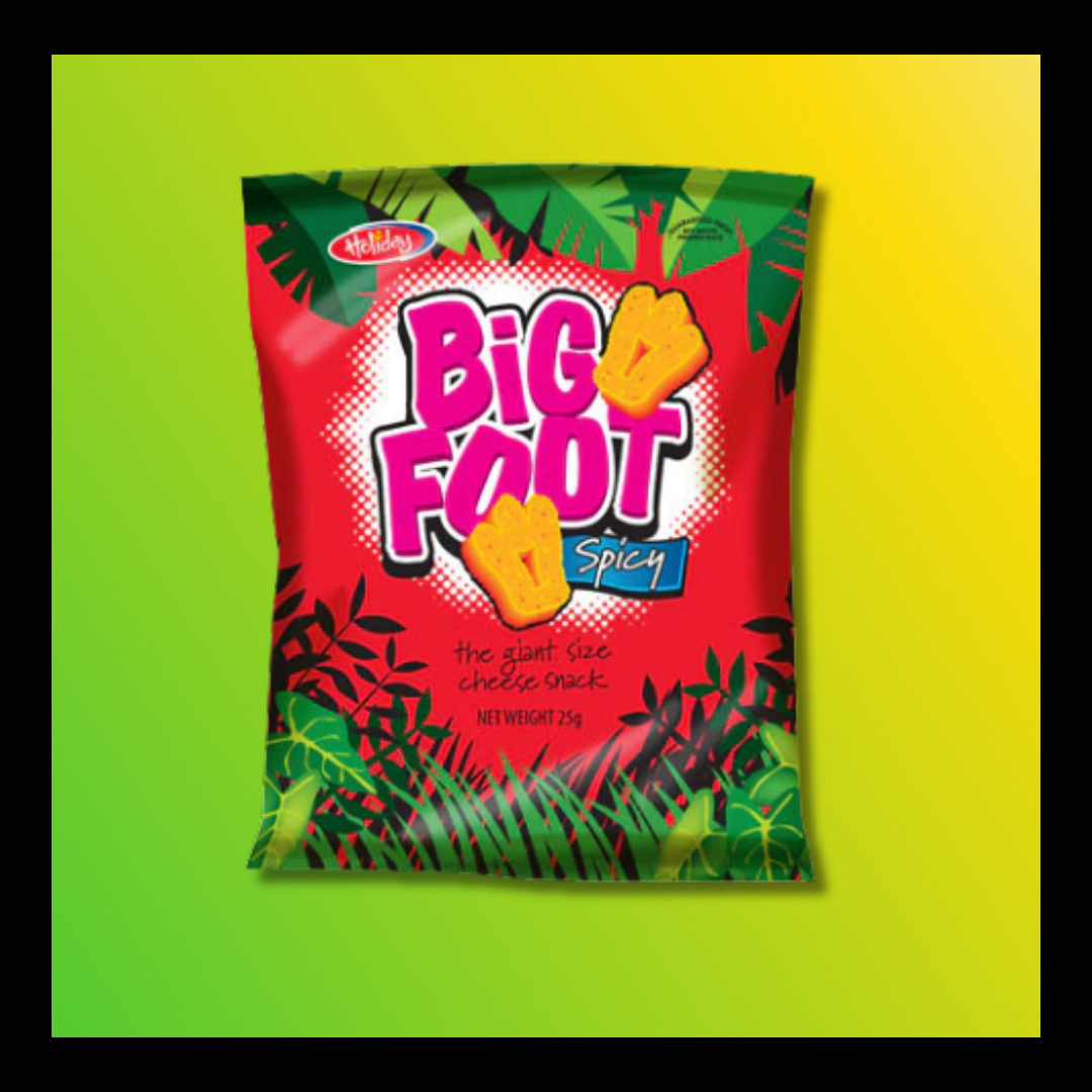 Holiday Big Foot Cheese Snack – Giant-Sized Caribbean Cheddar Puffs - The Yaad Market