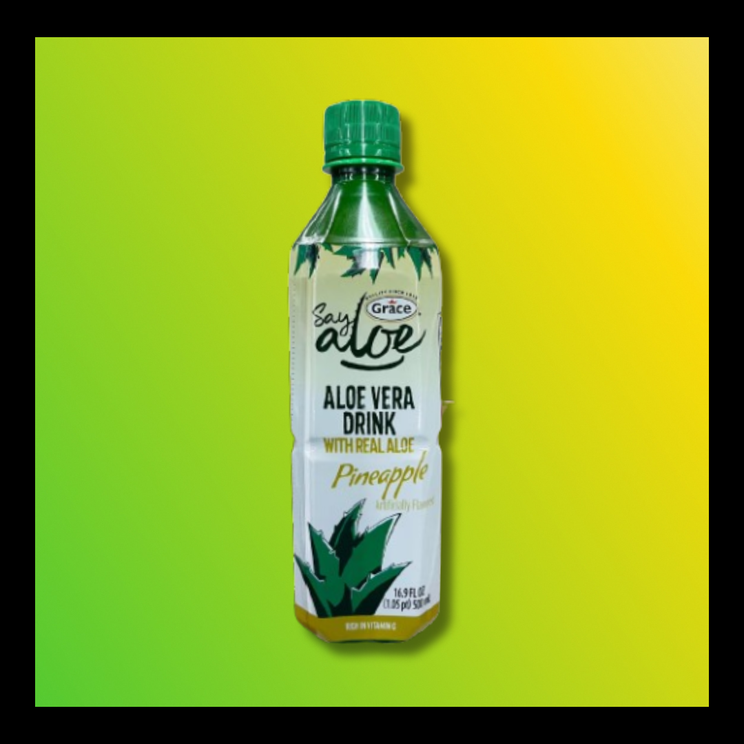 Grace Aloe Vera Drink 500ml – Original, Mango, Pomegranate & Pineapple Flavors - The Yaad Market