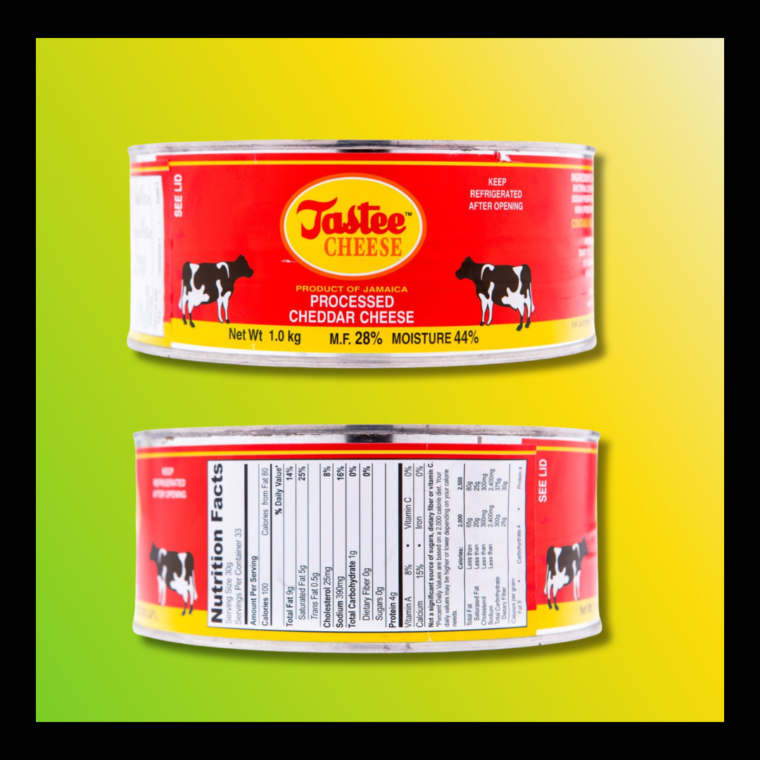 Tastee Cheese – Authentic Jamaican Cheddar Cheese