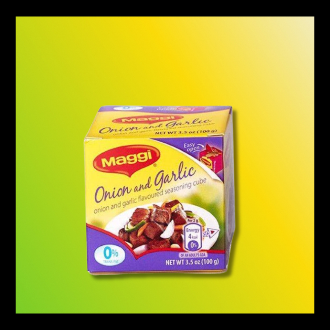 Maggi Cubes 100g – Seasoning Bouillon Cubes (Chicken, Vegetable, Onion & Garlic)