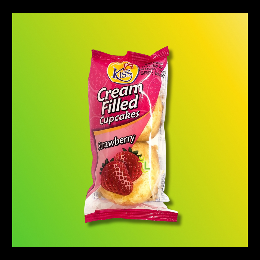 Kiss Cream Filled Cupcakes – Jamaican Snack Cakes [Express Shipping Required]