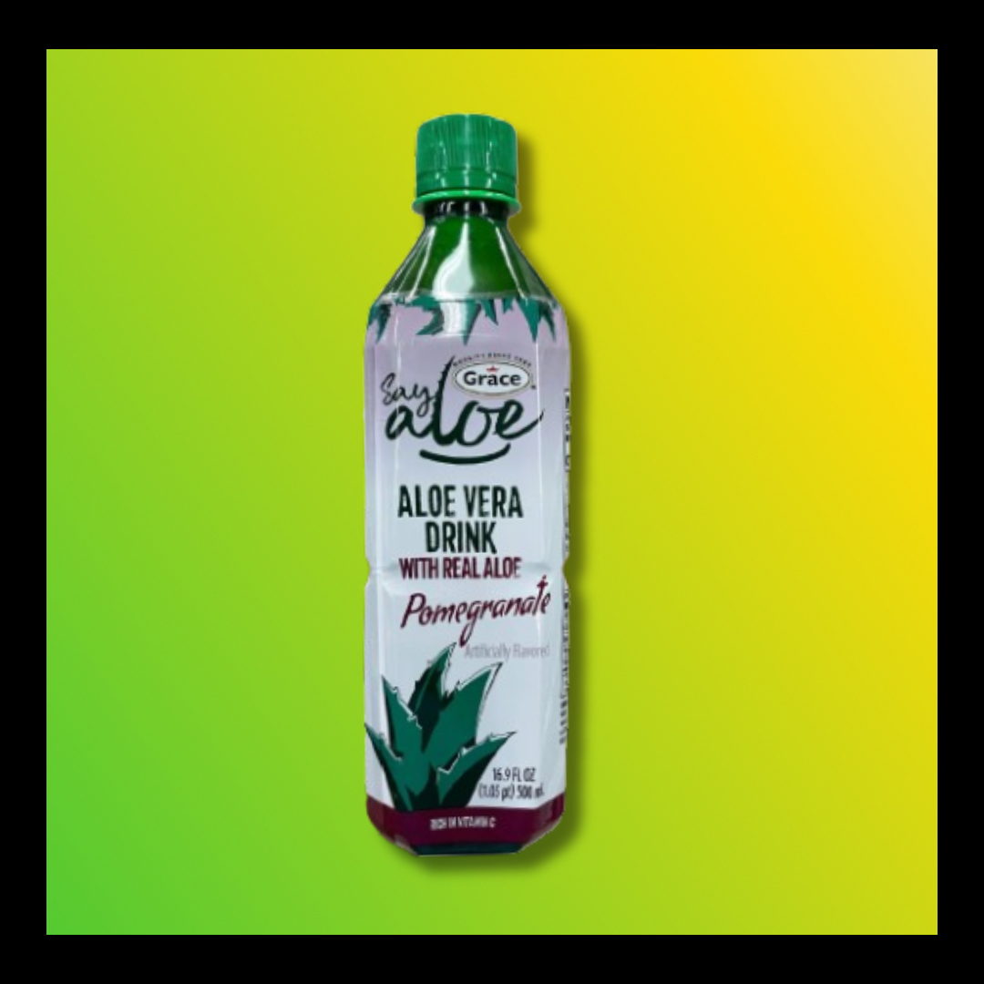 Grace Aloe Vera Drink 500ml – Original, Mango, Pomegranate & Pineapple Flavors - The Yaad Market