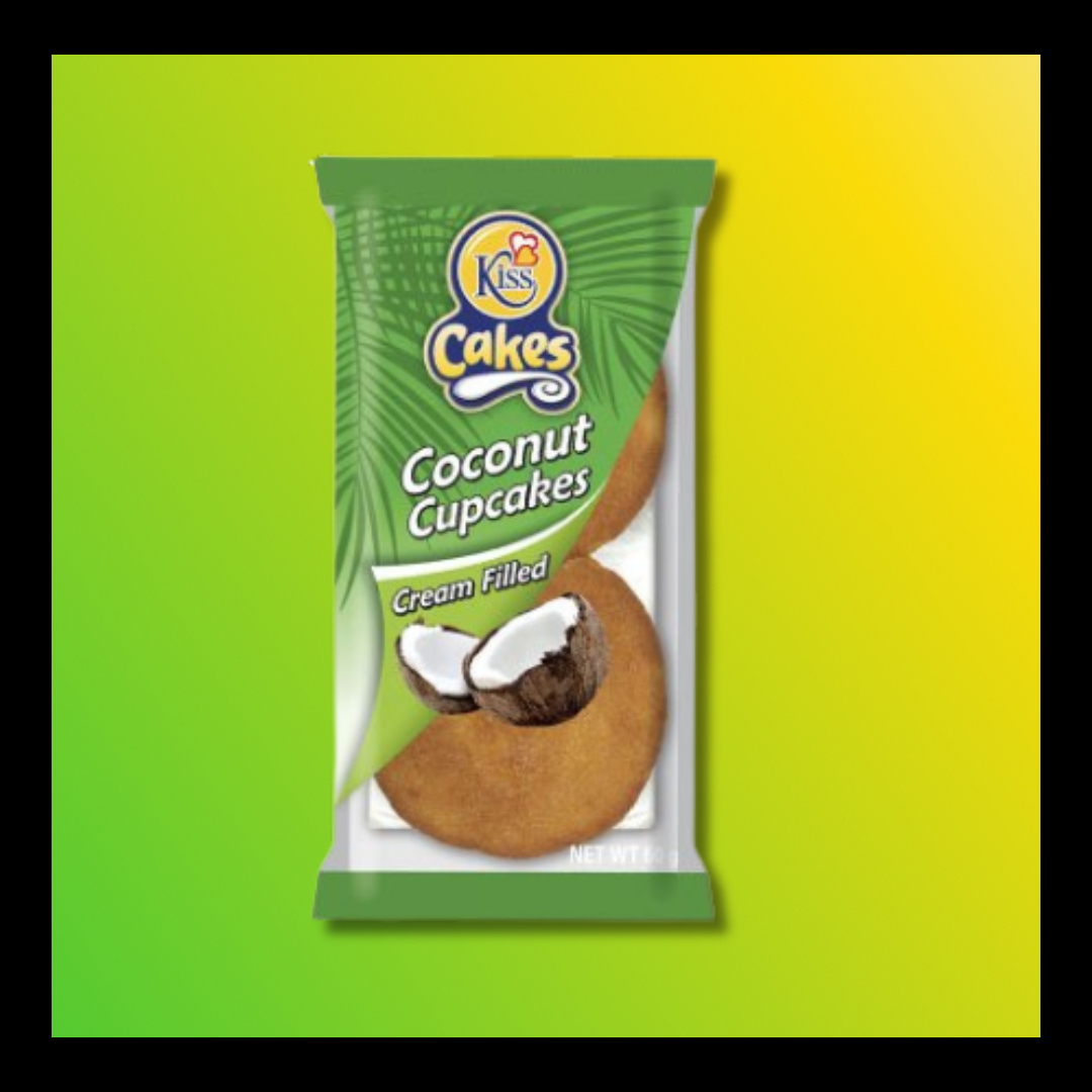 Kiss Cream Filled Cupcakes – Jamaican Snack Cakes [Express Shipping Required]