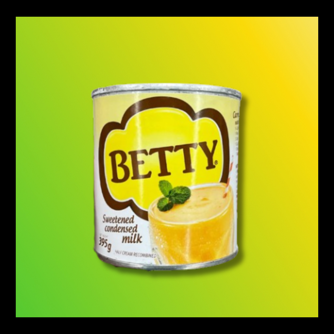 Betty Sweetened Condensed Milk 395g – Classic Jamaican Pantry Staple in Tin Can - The Yaad Market