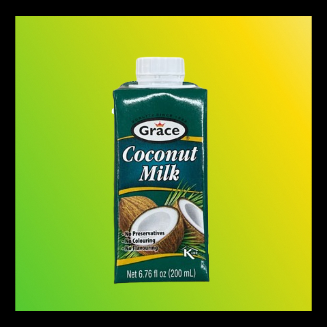 Grace Coconut Milk – 200ml & 400ml Cans | Caribbean Coconut Milk for Cooking & Baking - The Yaad Market