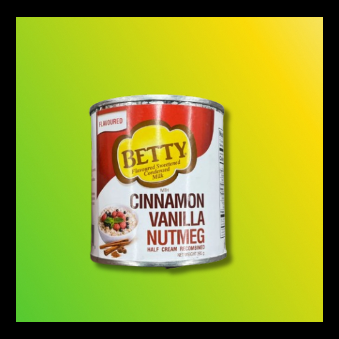 Betty Flavored Sweetened Condensed Milk 395g – Cinnamon, Vanilla & Nutmeg Blend - The Yaad Market
