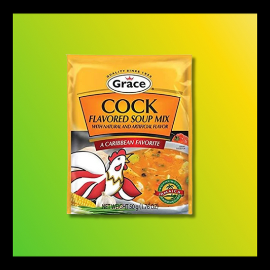 Grace Cock Soup Mix – Authentic Jamaican Seasoned Soup Base (50g Pack) - The Yaad Market