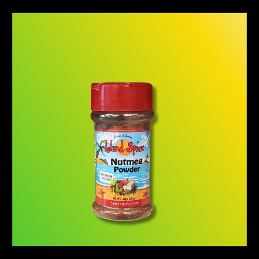Island Spice Nutmeg 1.5 oz – Authentic Caribbean Ground Nutmeg for Baking and Cooking - The Yaad Market