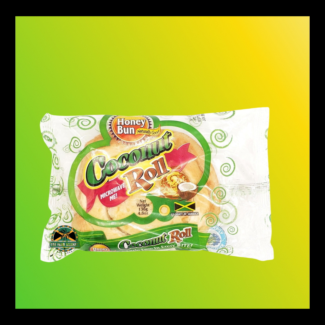 Honey Bun Coconut Roll – Soft & Sweet Jamaican Baked Treat [Express Shipping Required]