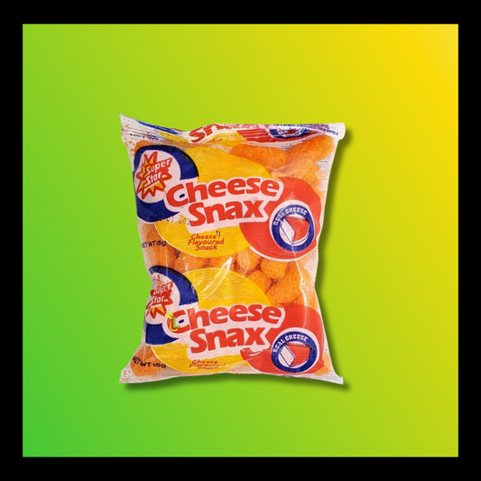 Super Star Cheese Snax 15g – Crunchy Jamaican Cheese Snack