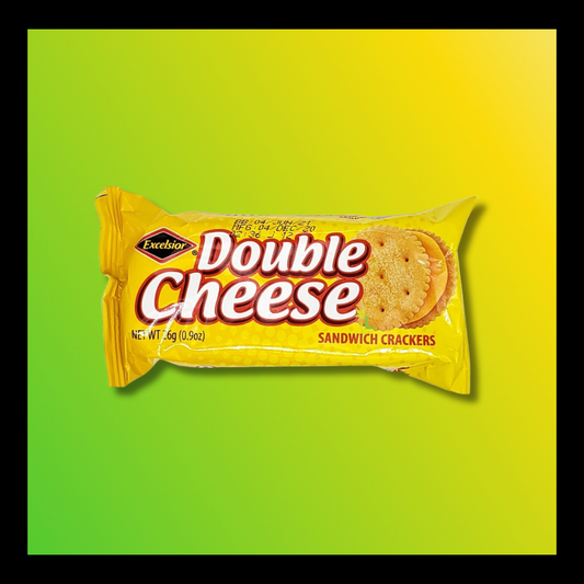 Excelsior Double Cheese Crackers – Jamaican Cheese Sandwich Crackers (26g)