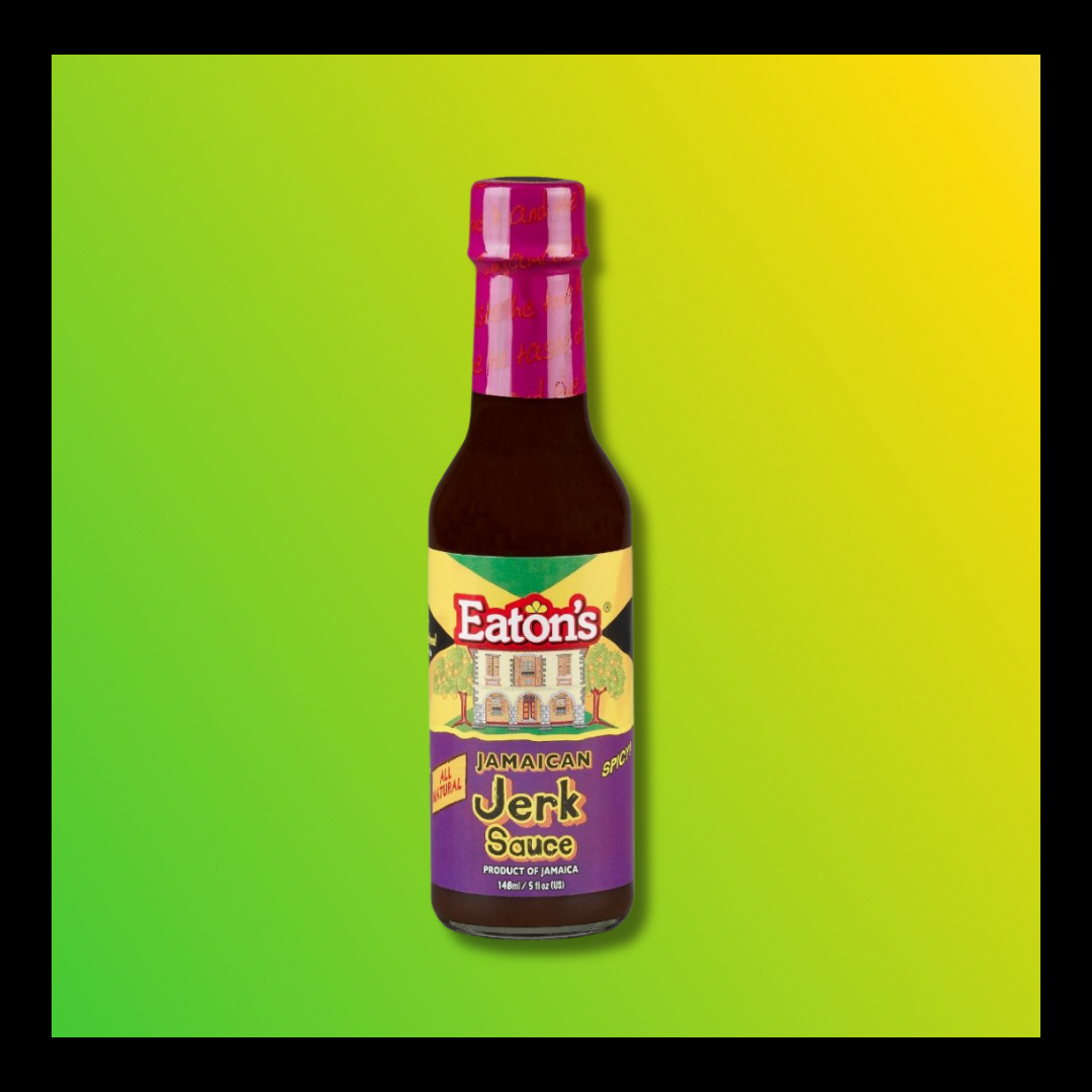 Eaton’s Jerk Sauce 4.8oz – Authentic Jamaican Jerk Cooking Sauce & Marinade