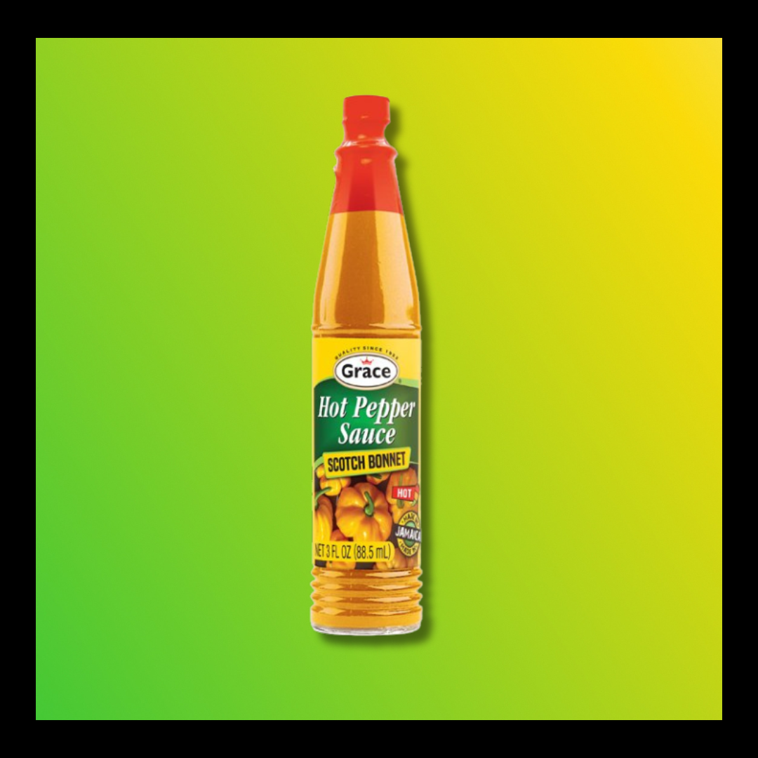Grace Hot Pepper Sauce Scotch Bonnet 3oz – Authentic Jamaican Spicy Pepper Sauce