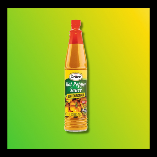 Grace Hot Pepper Sauce Scotch Bonnet 3oz – Authentic Jamaican Spicy Pepper Sauce