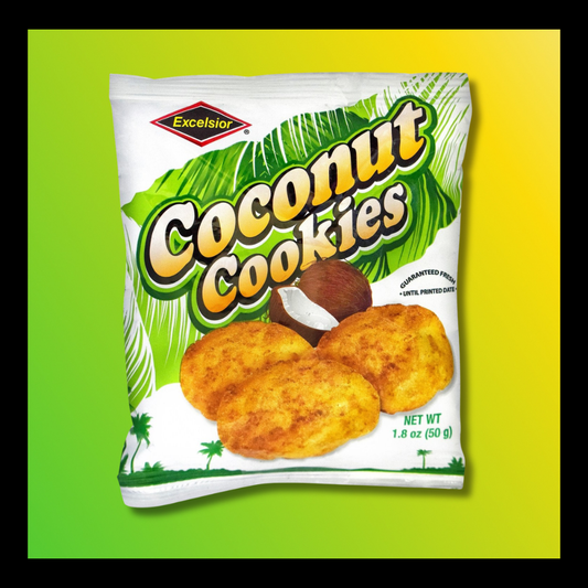 Excelsior Coconut Cookies – Jamaican Coconut Biscuits (85g) | Crunchy Caribbean Snack