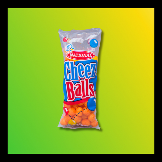 National Cheez Balls – Crunchy Jamaican Cheese Flavoured Snack Balls