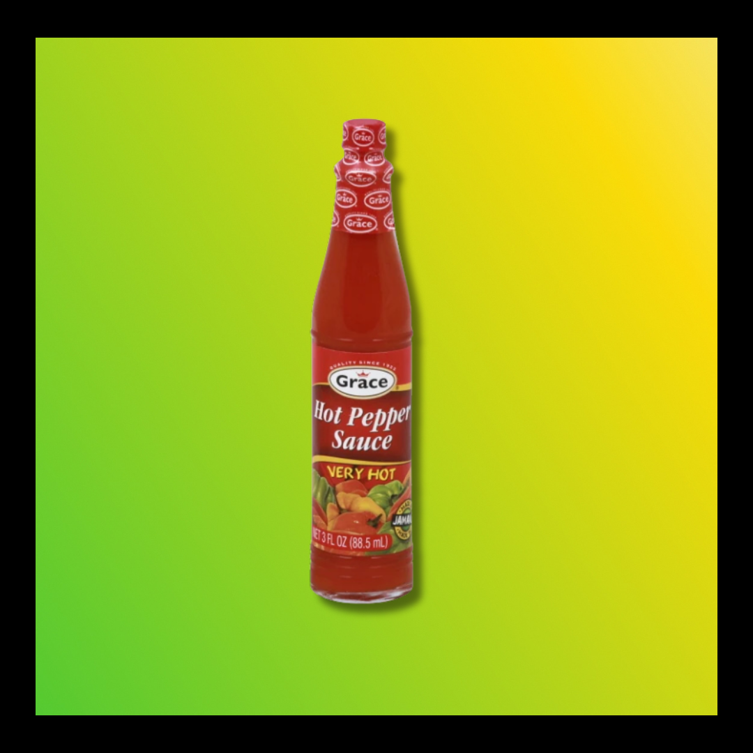 Grace Hot Pepper Sauce 3oz (85ml) – Authentic Jamaican Scotch Bonnet Heat - The Yaad Market